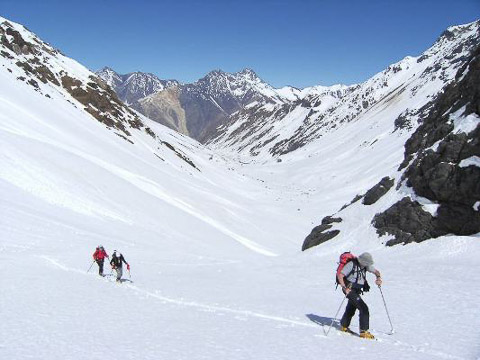 Ski ARGENTINE Ski dans la Cordillere des Andes entre Chili et Argentine